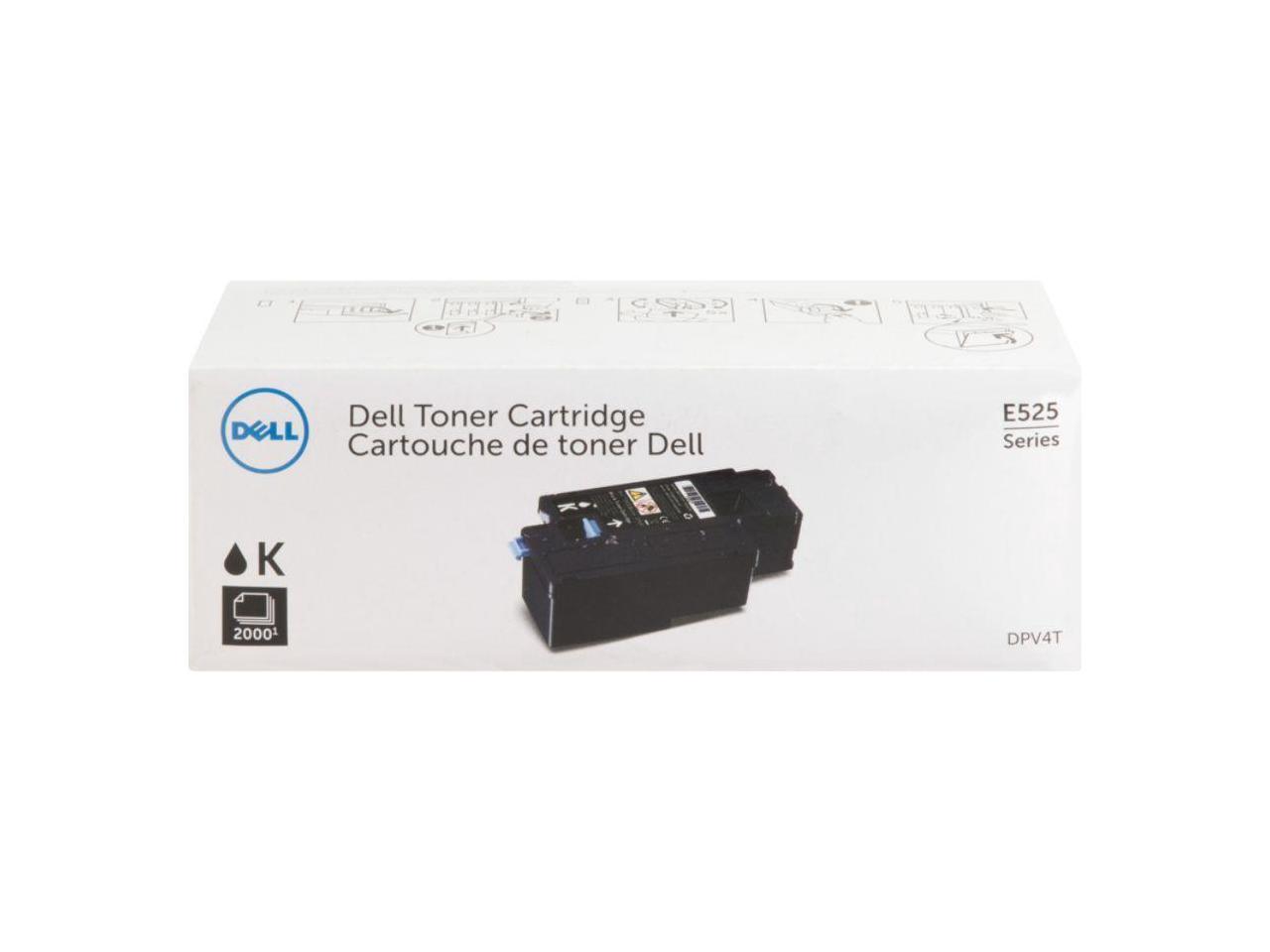 Dell Black Toner Cartridge (OEM# 593-BBJX) (2 000 Yield) DPV4T