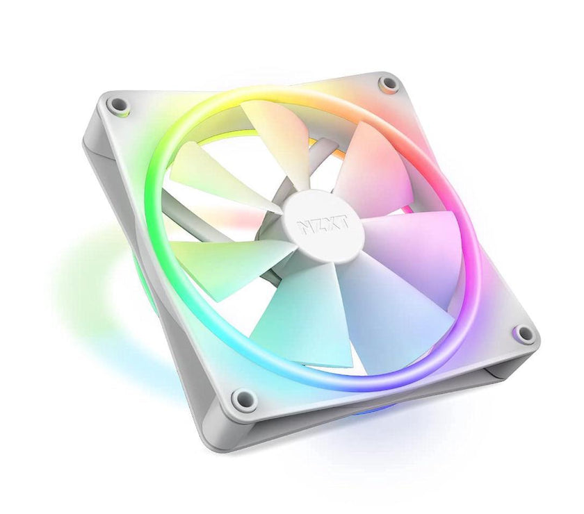 NZXT F140RGB Duo - 140mm Dual-sided RGB Fan - Single Pack (White)