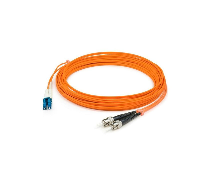 AddOn ADD-ST-LC-5M6MMF 16.40 ft. Orange Multi-Mode fiber (MMF) Duplex SC/LC OM1 Orange Patch Cable