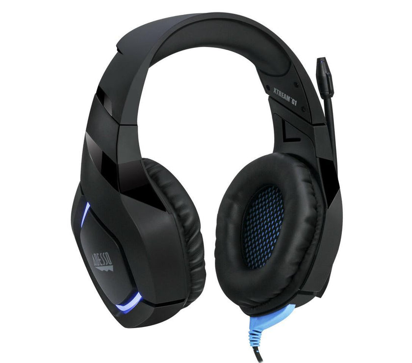 Adesso XTREAMG1 Comfortable Fit & Wear Built-In Noise Cancelling Stereo Gaming Headset with Microphone