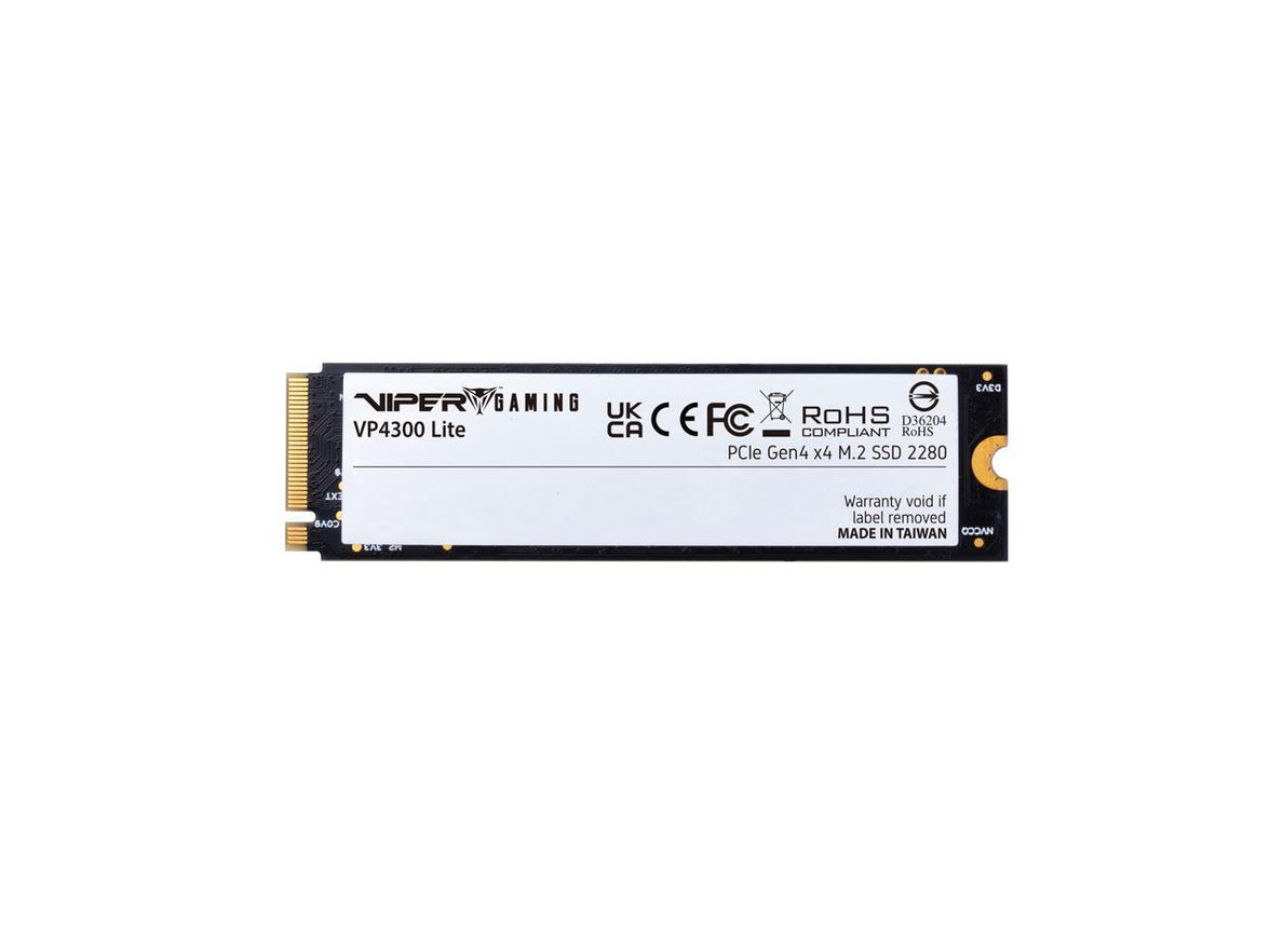 Patriot Memory Viper VP4300 Lite 500 GB M.2 PCIe Gen4 x4 SSD, Compatible with PS5