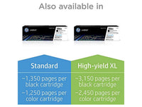 HP 206X High Yield Yellow Original LaserJet Toner Cartridge, ~2,450 pages,