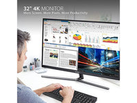 ViewSonic VX3211-4K-MHD 32 Inch 4K UHD Monitor with 99% sRGB Color Coverage HDR10 FreeSync HDMI and DisplayPort