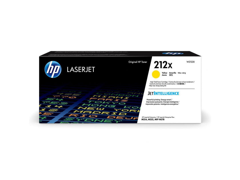 HP 212X W2122X Toner Cartridge High Yield Yellow