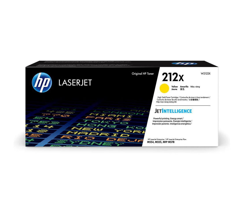 HP 212X W2122X Toner Cartridge High Yield Yellow