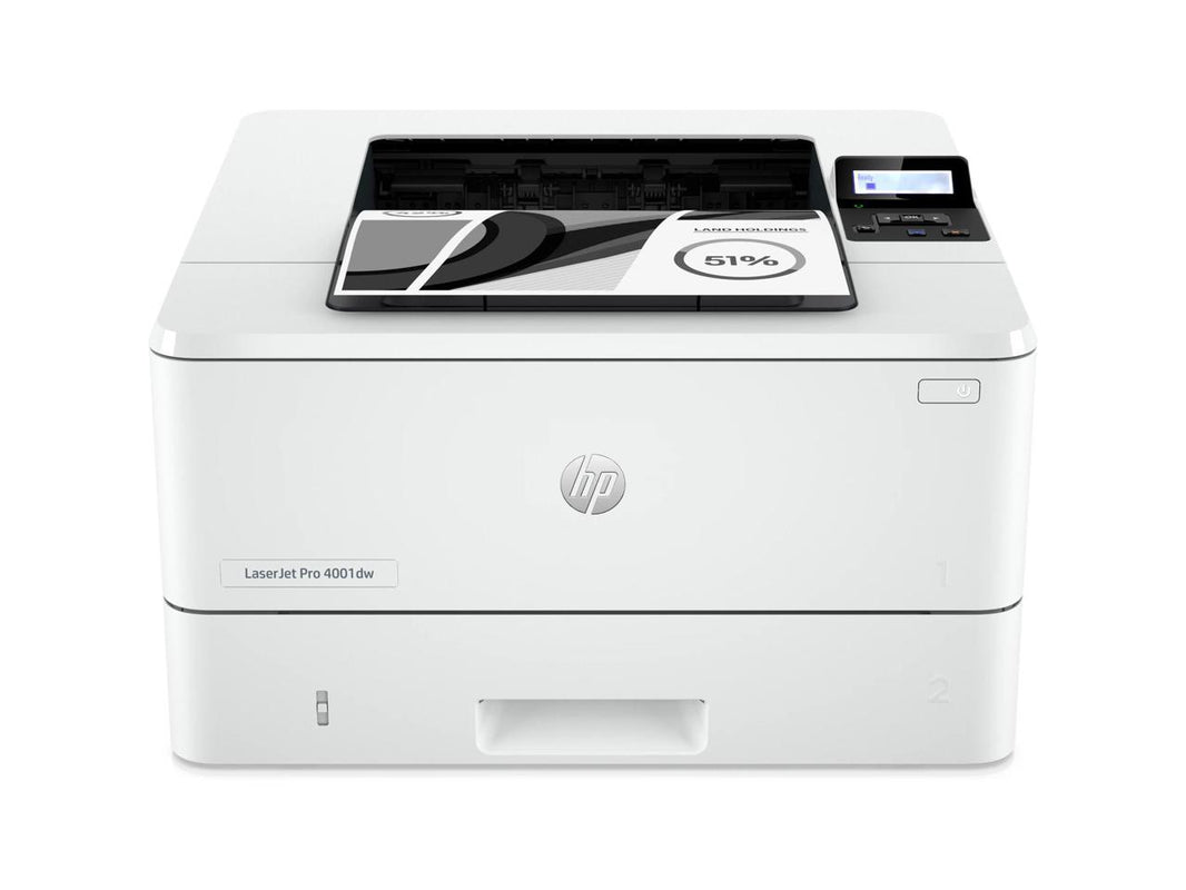 HP LaserJet Pro 4001dw Laser Printer, Black And White Mobile Print Up to 80,000