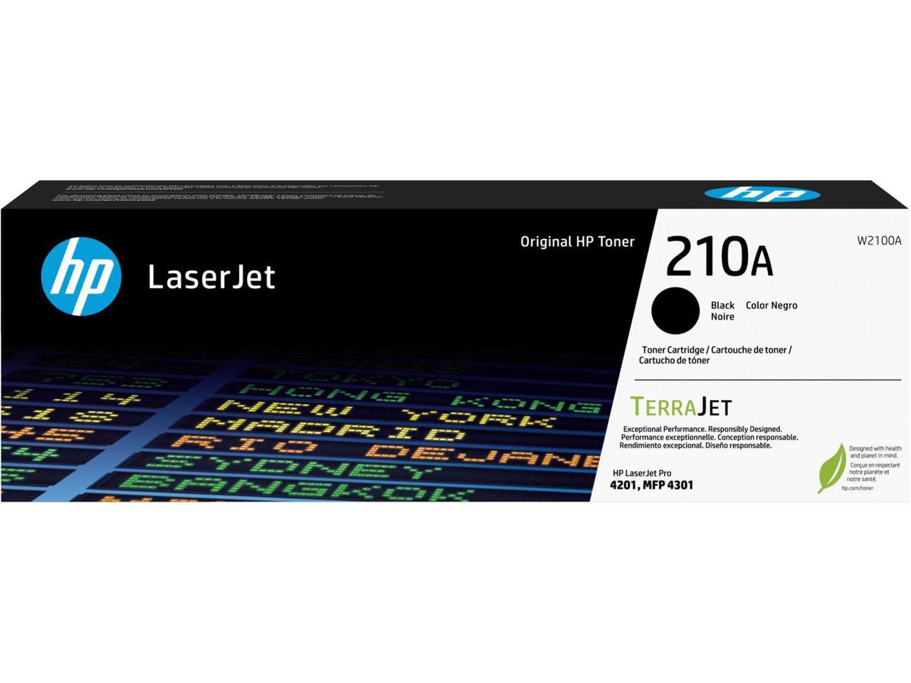 HP 210A Original Laser Toner Cartridge Black Pack W2100A