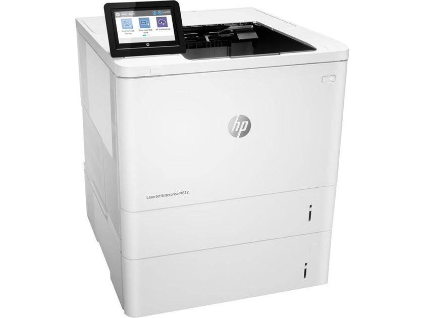 HP LaserJet Enterprise M612x Laser Printer, Black And White Mobile Print Up to