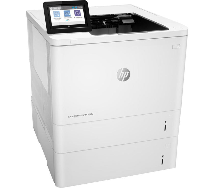 HP LaserJet Enterprise M612x Laser Printer, Black And White Mobile Print Up to