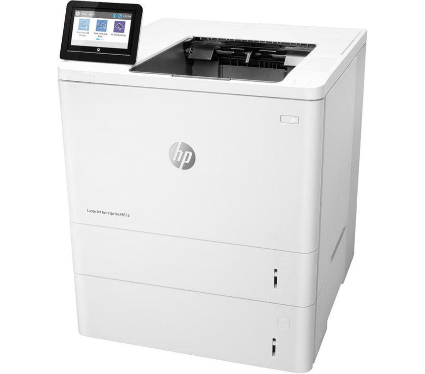 HP LaserJet Enterprise M612x Laser Printer, Black And White Mobile Print Up to