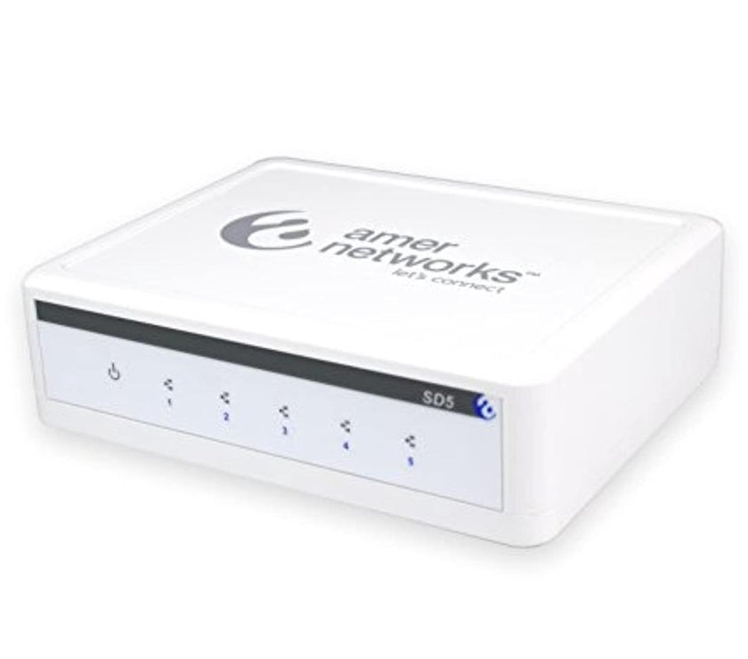 Amer SD5 5 Port 10/100 Desktop Fast Ethernet Switch