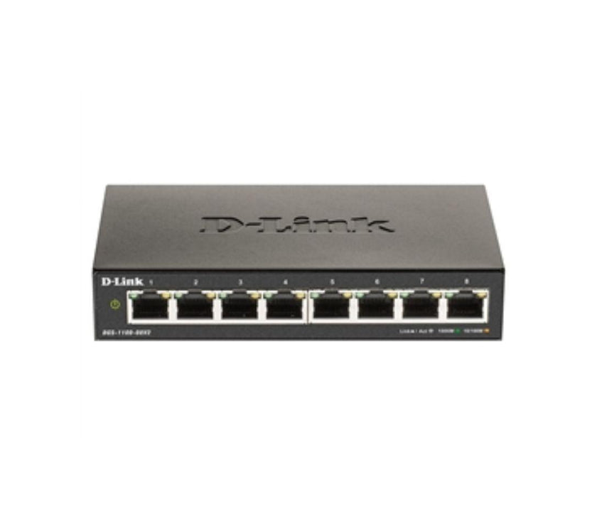 D-Link DGS-1100-08V2 8-Port Smart Ethernet Switch DGS110008V2