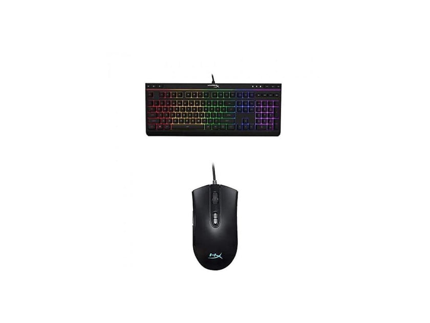 HyperX Alloy Core RGB - Membrane Gaming Keyboard, Comfortable Quiet Silent Keys with RGB LED Lighting Effects, Spill Resistant, Dedicated Media Keys, Compatible with Windows 10/8.1/8/7 - Black