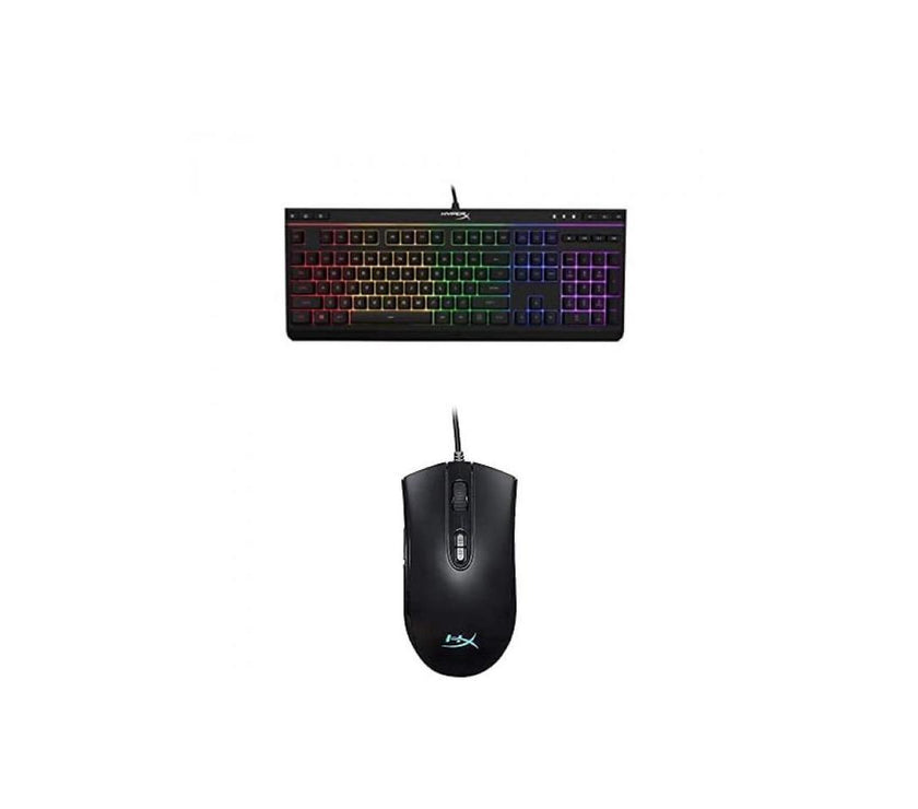 HyperX Alloy Core RGB - Membrane Gaming Keyboard, Comfortable Quiet Silent Keys with RGB LED Lighting Effects, Spill Resistant, Dedicated Media Keys, Compatible with Windows 10/8.1/8/7 - Black