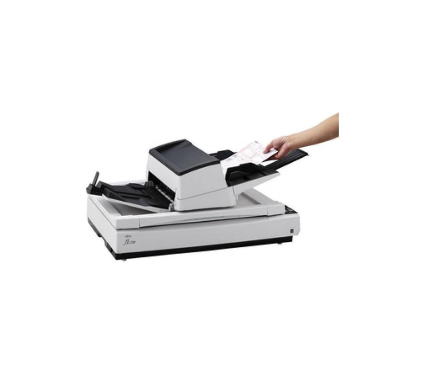 Ricoh fi-7700 PA03740-B005 Duplex 600 DPI x 600 DPI Production-class ADF + Flatbed document scanner