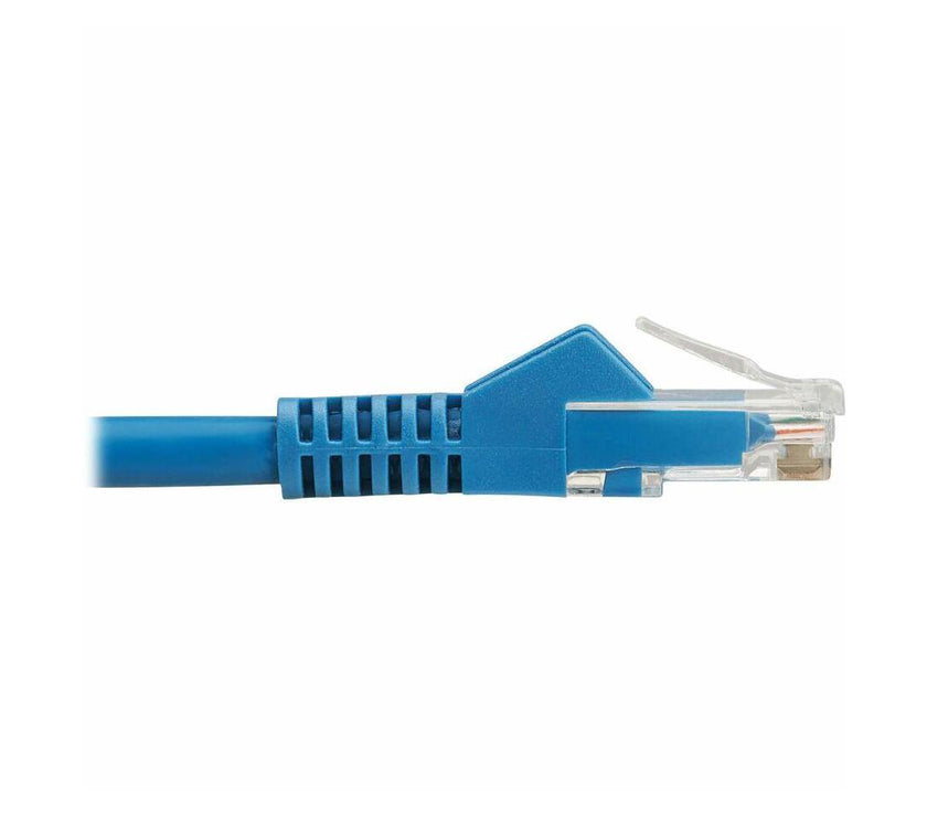 Tripp Lite Cat6 Gigabit Snagless Molded UTP Ethernet Cable (RJ45 M/M), PoE, LSZH, Blue, 0.5 - 6" Category 6 Network Cable for Network Device, Server, Switch, PoE Device, Patch Panel, Printer, Com