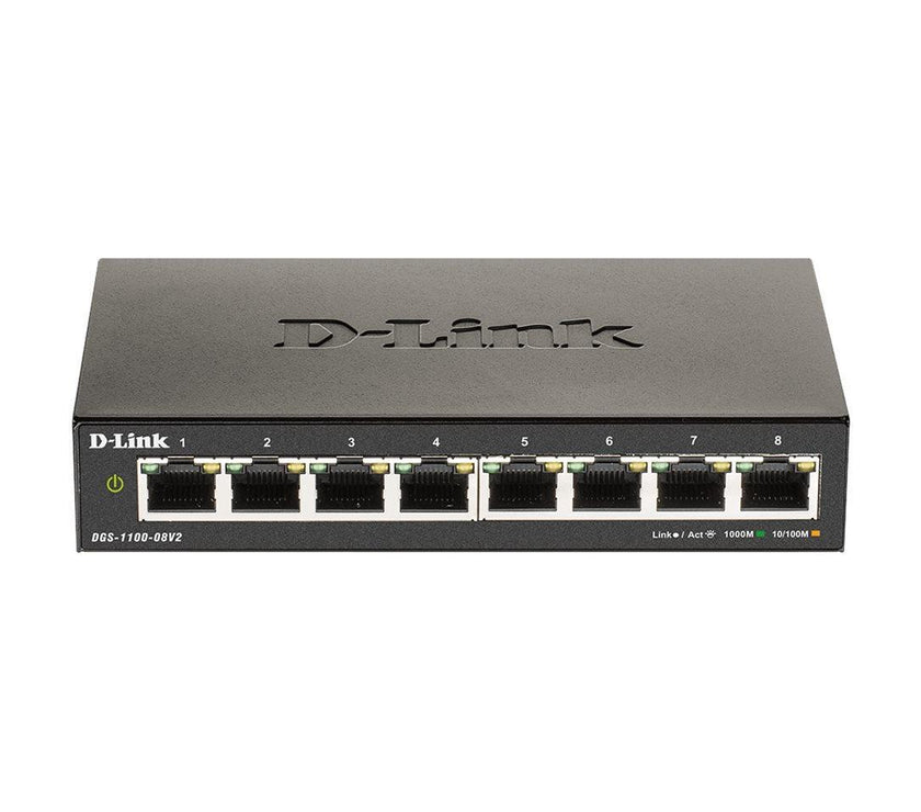 D-Link DGS-1100-08V2 8-Port Smart Ethernet Switch DGS110008V2