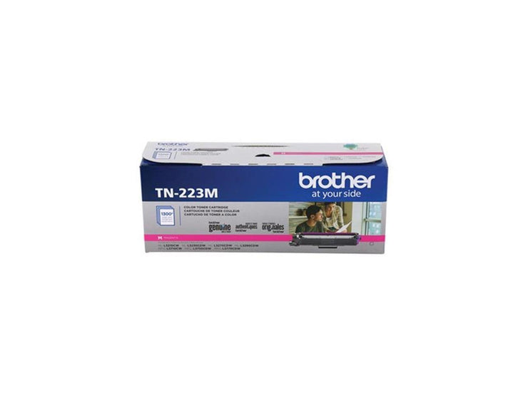 Brother International - TN223M - Brother Genuine TN-223M Standard Yield Magenta Toner Cartridge - Laser - Standard Yield