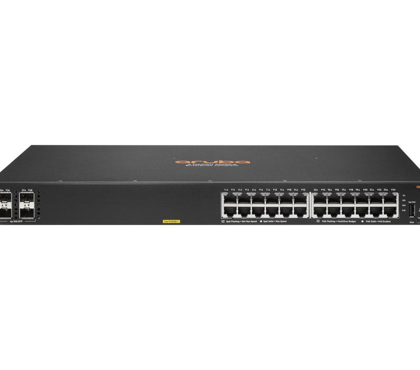 Aruba JL677A 6100 24G Class4 PoE 4SFP+ 370W Switch