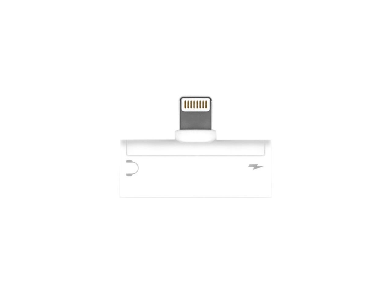 Aluratek Lightning and 3.5 mm Adapter for iPhone/iPad ADLA01F