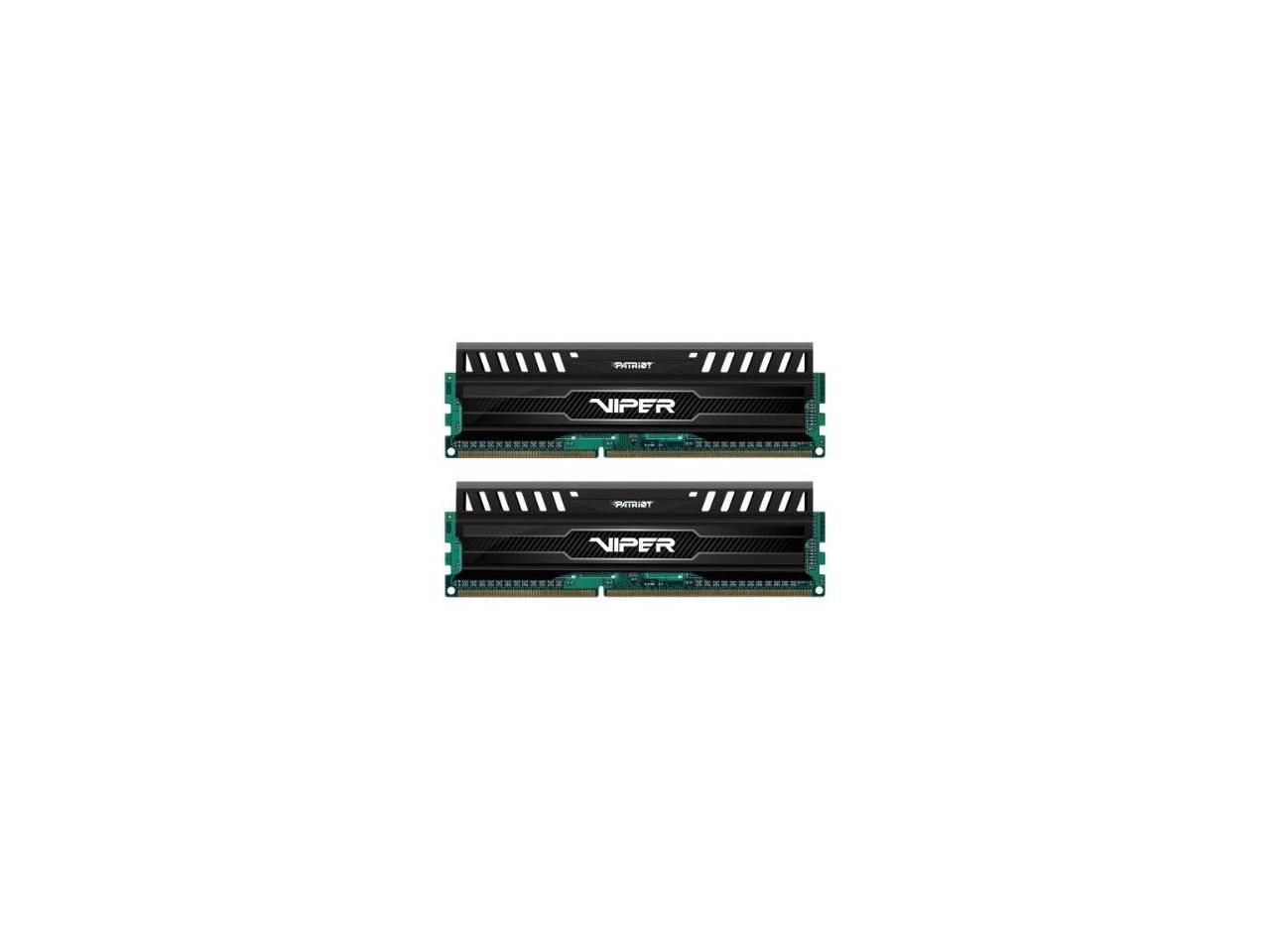 Patriot Viper 3 16GB (2 x 8GB) 240-Pin PC RAM DDR3 1600 (PC3 12800) Desktop Memory Model PV316G160C9K
