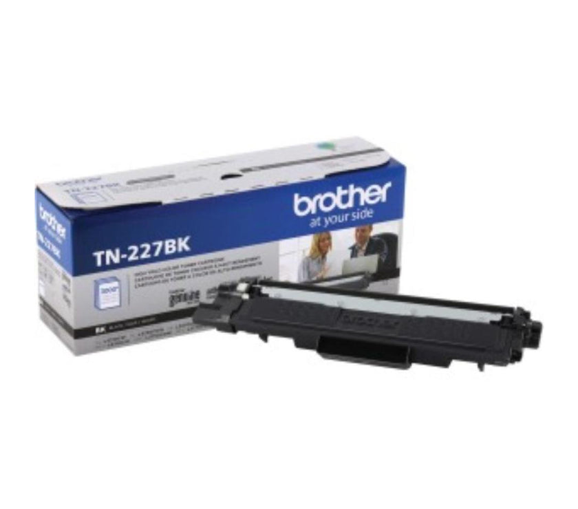 Brother International - TN227BK - Brother Genuine TN-227BK High Yield Black Toner Cartridge - Laser - High Yield - 3000 Pages