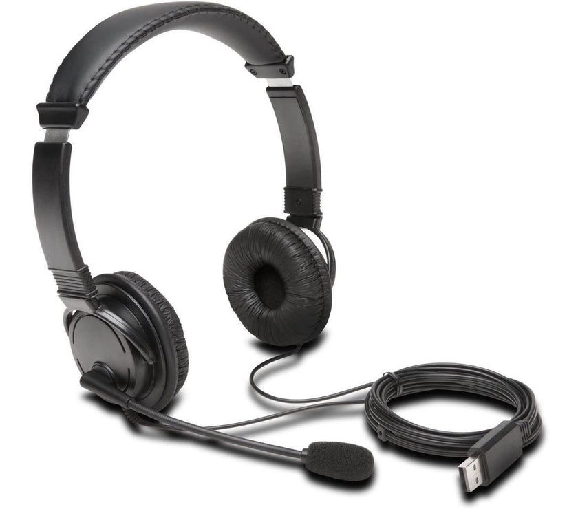 Kensington HE K97601WW USB Hi-Fi Headphones with Mic Retail