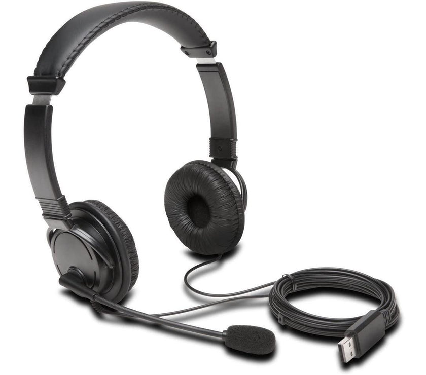 Kensington HE K97601WW USB Hi-Fi Headphones with Mic Retail