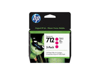 HP 712 3-pack 29-ml Magenta DesignJet Ink Cartridge, 3ED78A