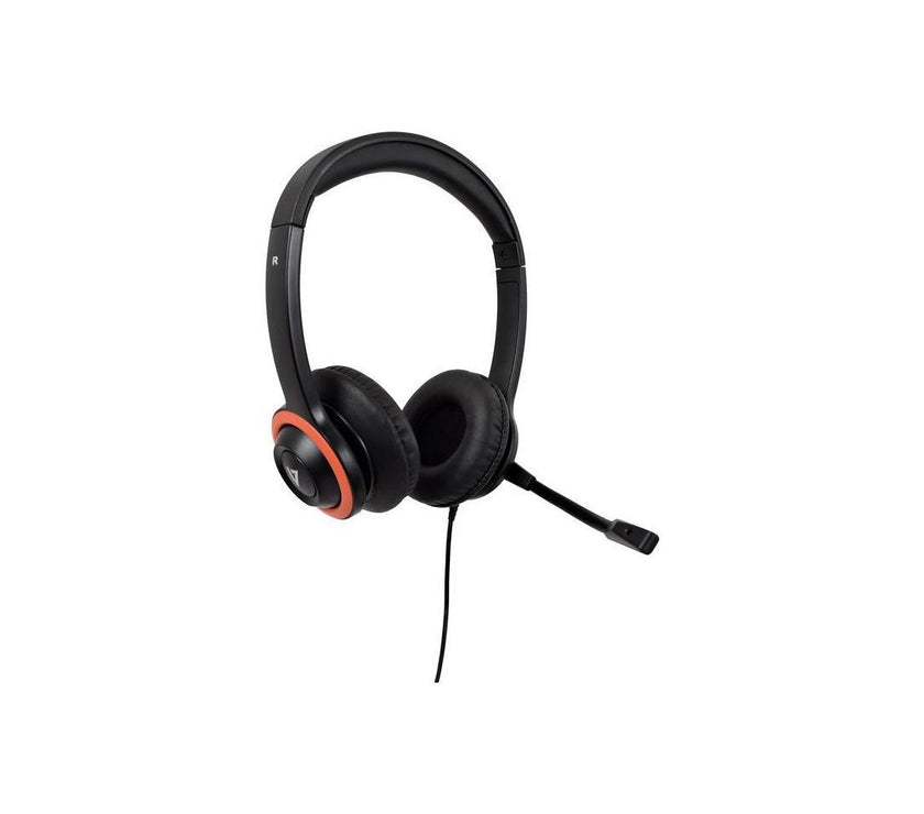 V7 USB HEADSET W/BOOM MIC EDU