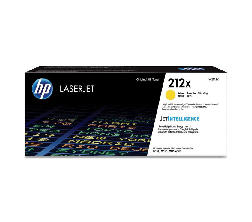 HP 212X W2122X Toner Cartridge High Yield Yellow