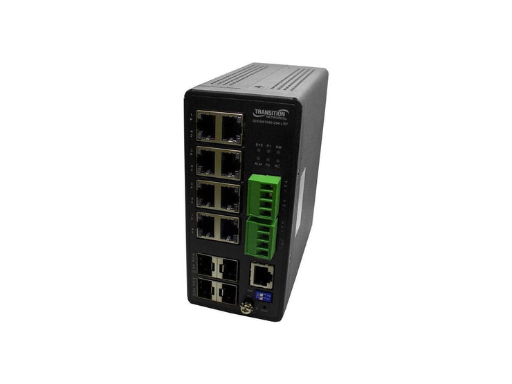 Transition Networks Managed Hardened Gigabit Ethernet Switch SISGM1040284LRT