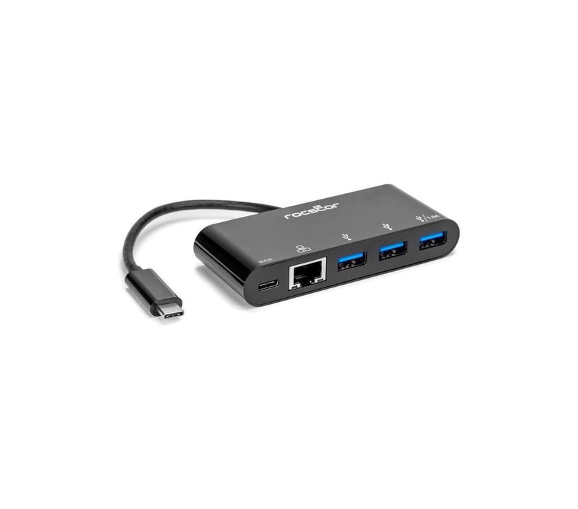 Rocstor USB-C to 3-Port Multiport Adapter USB 3.0 Hub Y10A262B1