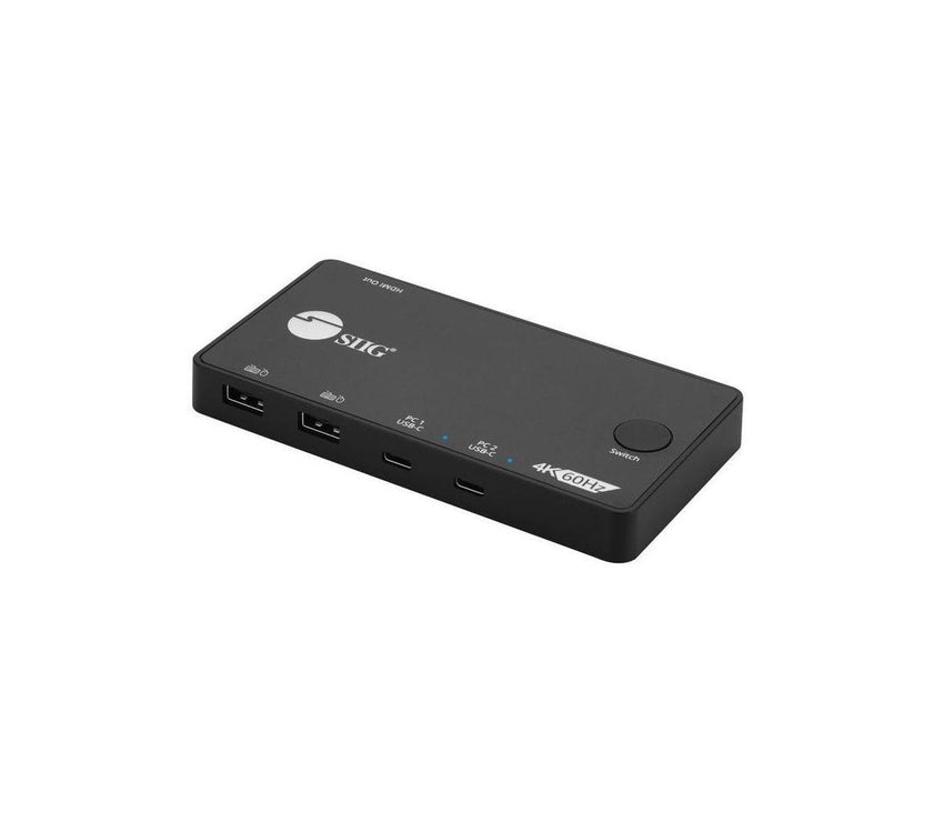 SIIG 2x1 USB-C 4K Video KVM Switch CEKV0B11S1