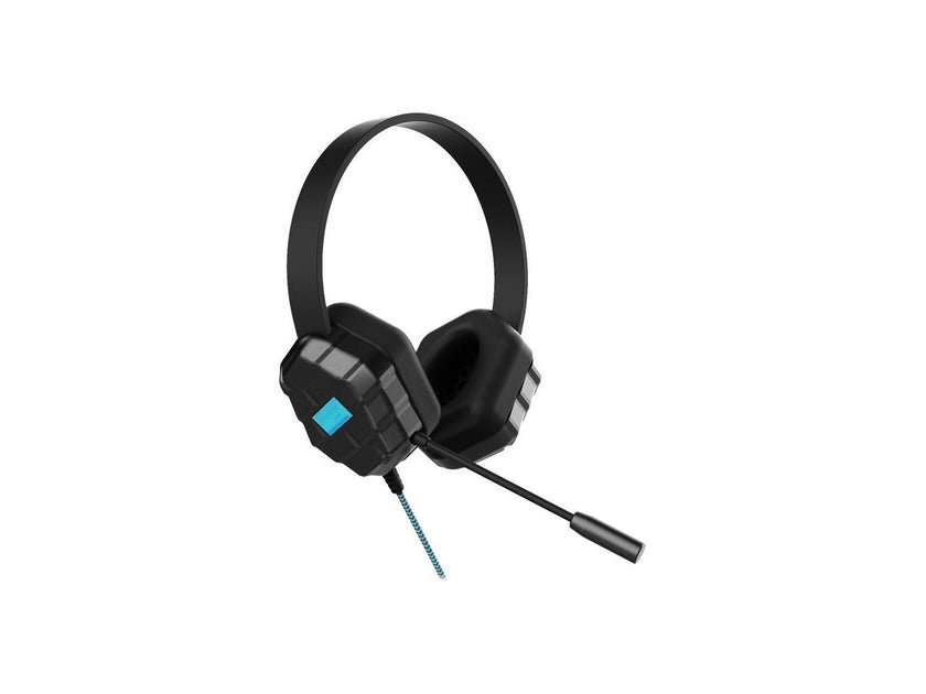 Gumdrop DropTech B1 Headsets - Stereo - Mini-phone - Wired - Over-the-head - Binaural - Circumaural - 6 ft Cable - Black