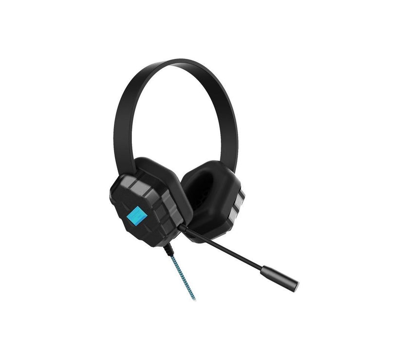 Gumdrop DropTech B1 Headsets - Stereo - Mini-phone - Wired - Over-the-head - Binaural - Circumaural - 6 ft Cable - Black