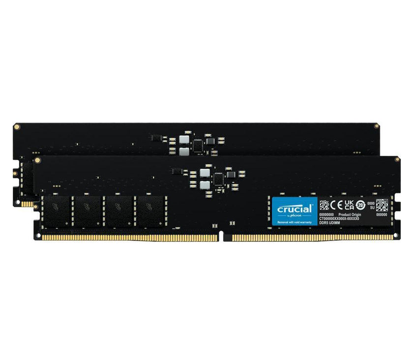 Crucial 32GB (2 x 16GB) DDR5 5600 (PC5 44800) Desktop Memory Model CT2K16G56C46U5