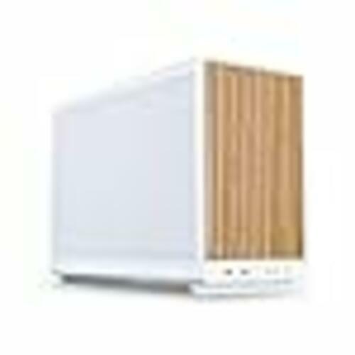 Lian Li A3-mATX PC Case - Wood Edition - Micro ATX Case - Supports 360mm AIO Cooler & 415mm GPU - Wood Front Panel - No Fans Included - White (A3W-WD)